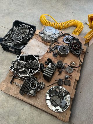 Despiece MOTOR yamaha YBR 125 carburacion 2005 