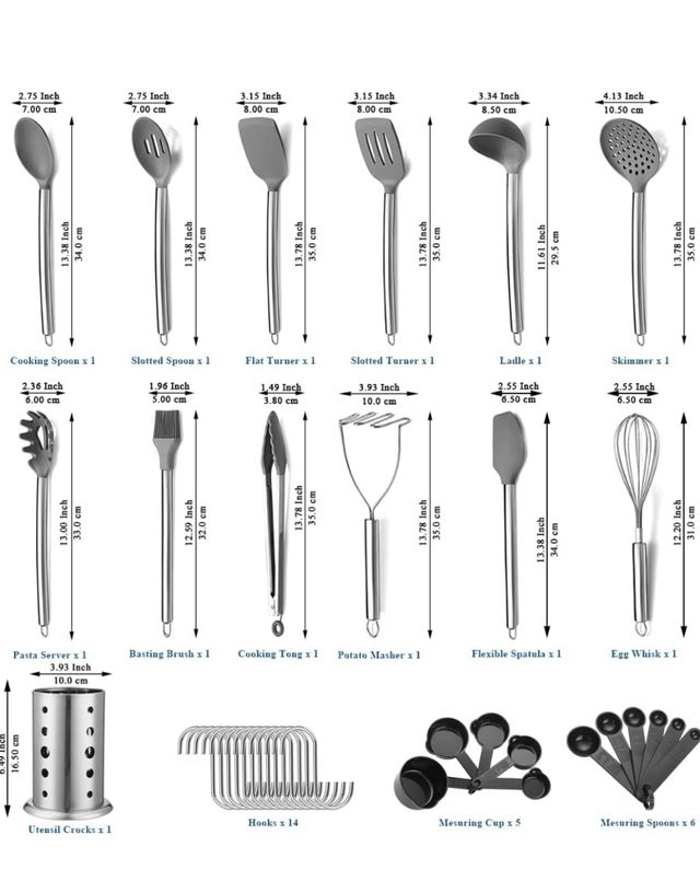 Juego de utensilios de cocina