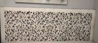 Cabecero mandala blanco 