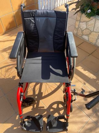 Silla de ruedas en al plegable avc hemiplejia