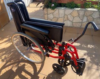 Silla de ruedas en al plegable avc hemiplejia