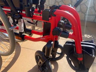 Silla de ruedas en al plegable avc hemiplejia