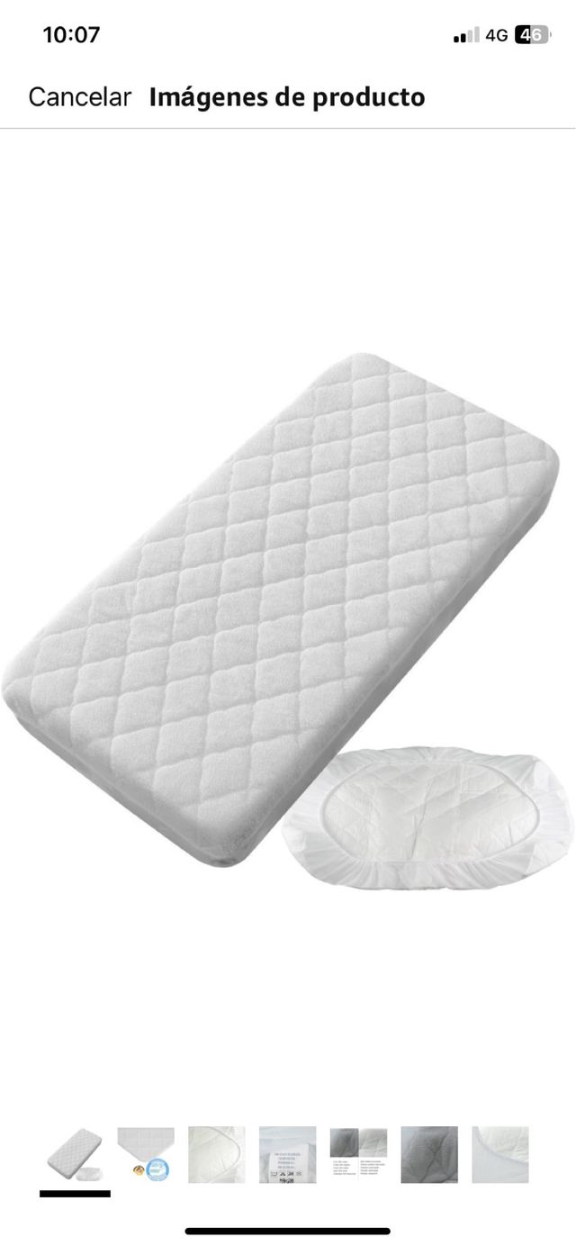 Protector de colchón minicuna