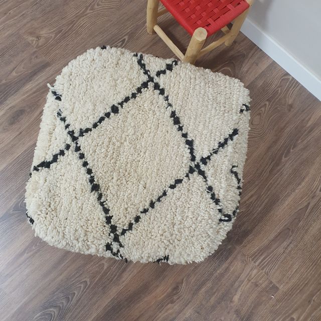 Puff de lã Beni Ouarain