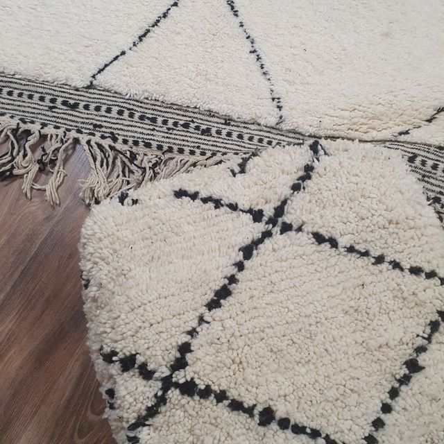 Puff de lã Beni Ouarain