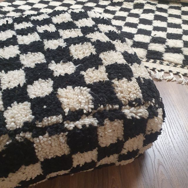 Puff de lã Beni Ouarain 2