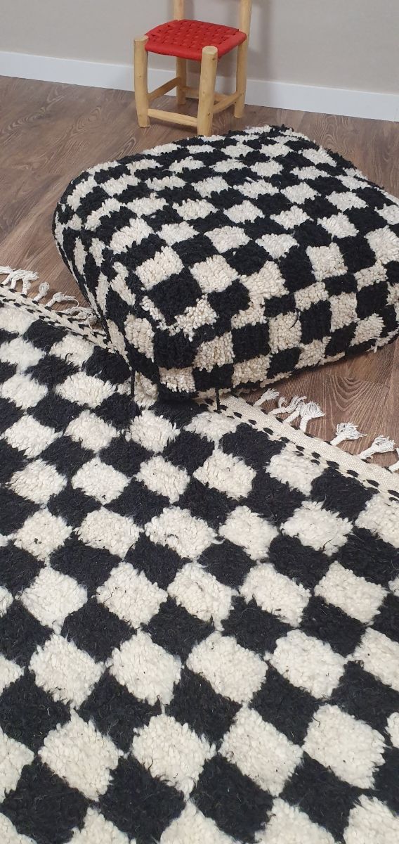 Puff de lã Beni Ouarain 2