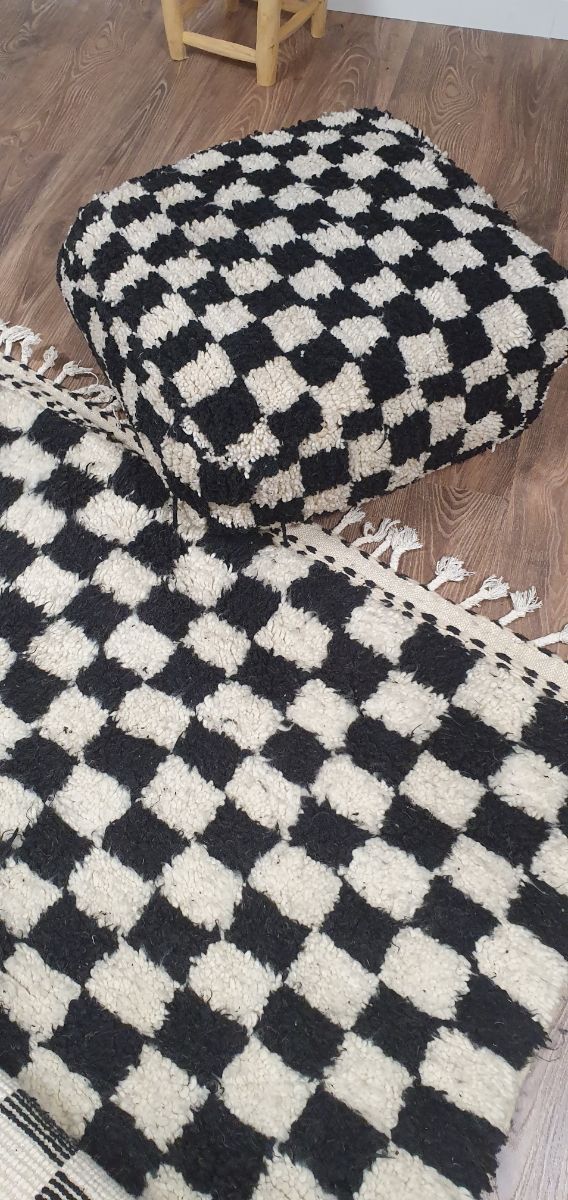 Puff de lã Beni Ouarain 2