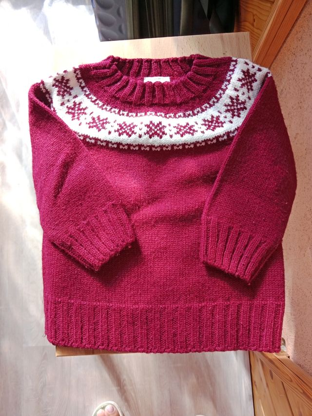 Jersey burdeos 18 meses