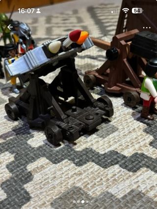 playmobil mediaval y barco vikingo  rebaja