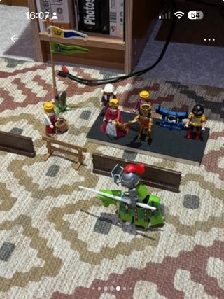 playmobil mediaval y barco vikingo  rebaja