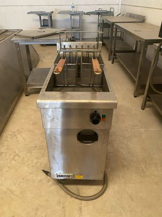 Freidora 2 cestas Zanussi industrial