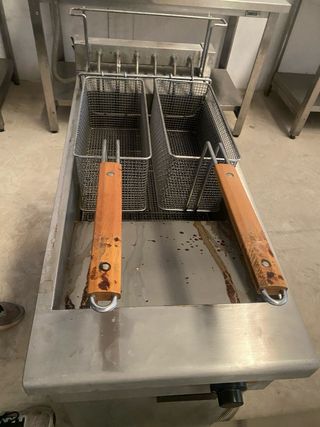 Freidora 2 cestas Zanussi industrial