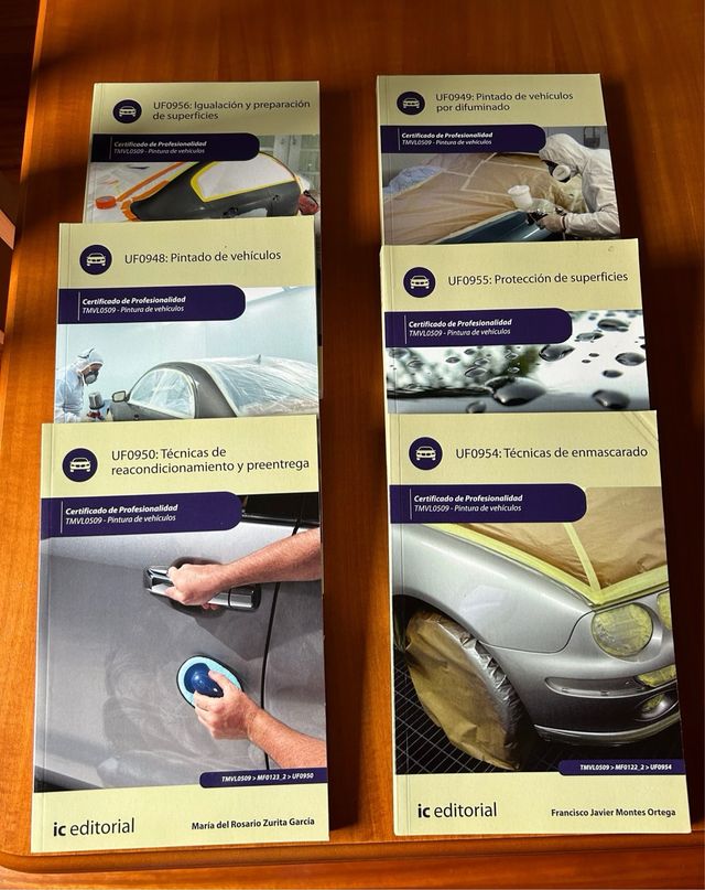 LIBROS DE PINTURA DE VEHICULOS