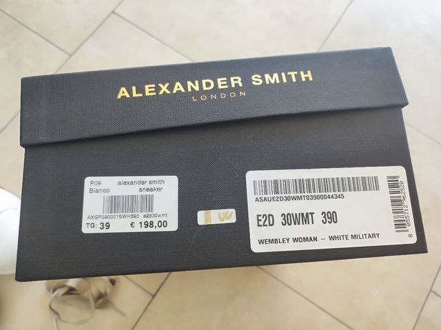 Sneakers Alexander Smith Wembley Bianche e verdi 