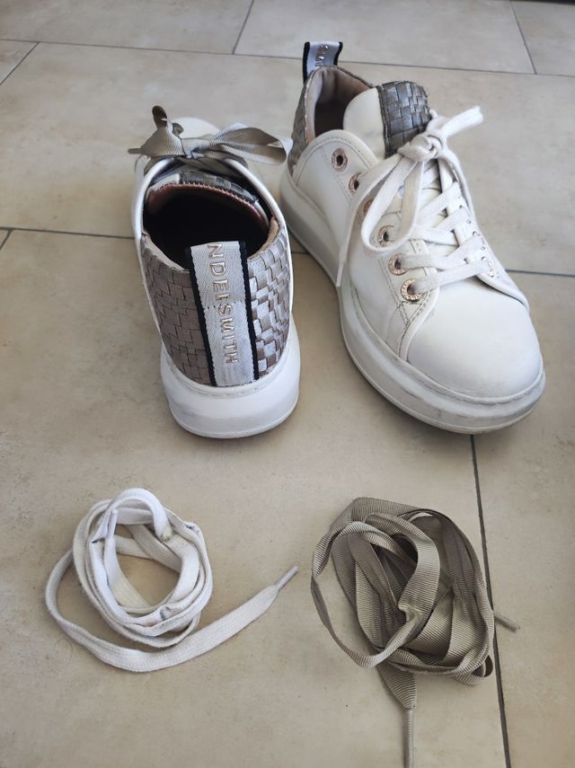 Sneakers Alexander Smith Wembley Bianche e verdi 