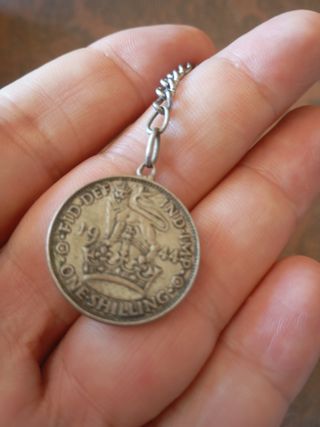 Llavero segunda Guerra mundial plata