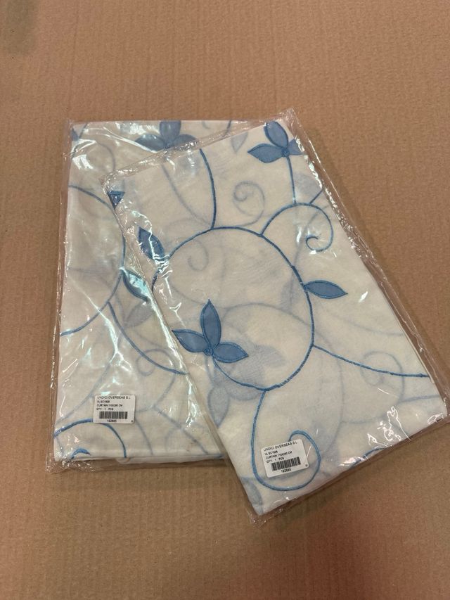 Cortinas visillo 110x280 UNDICI Nuevas