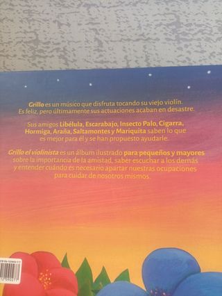 Libro "Grillo el violinista"