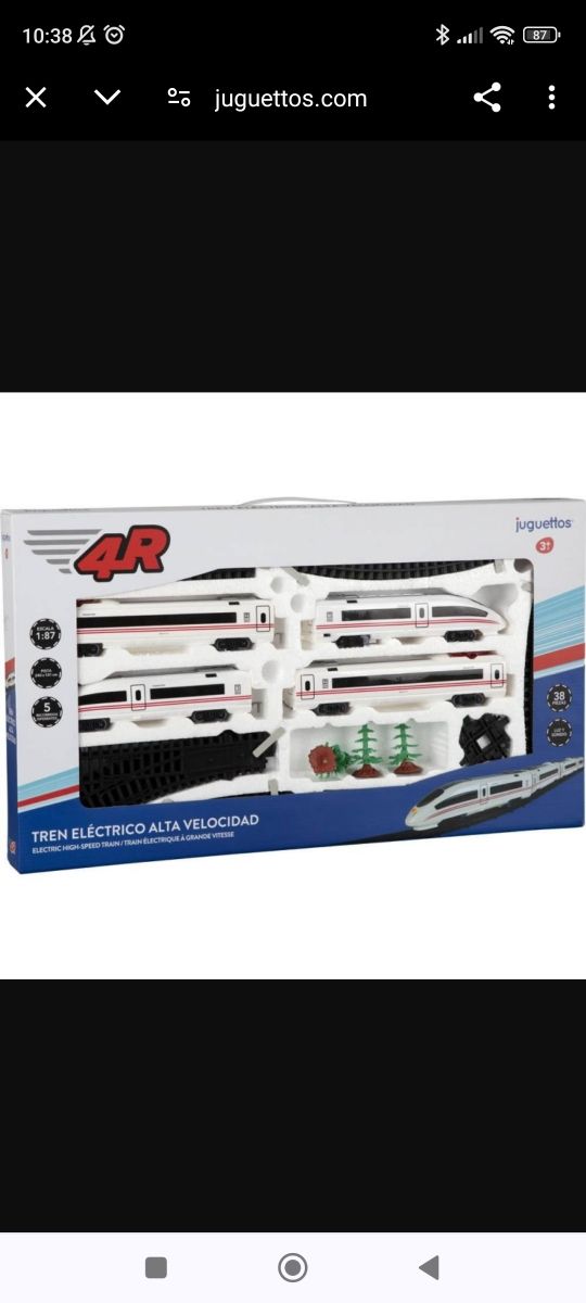 Tren electrico de alta velocidad 4R