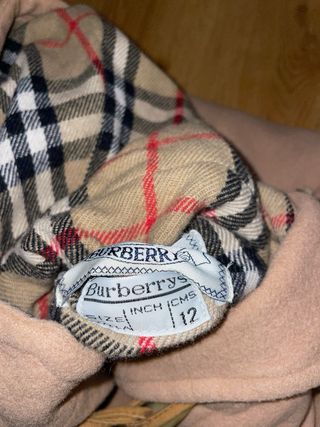 Burberry gabardina Haymarket abrigo vintage