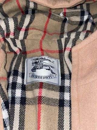 Burberry gabardina Haymarket abrigo vintage