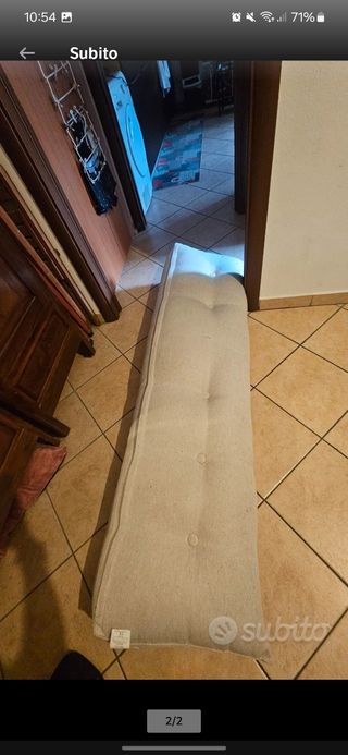 Cuscino testata letto matrimoniale