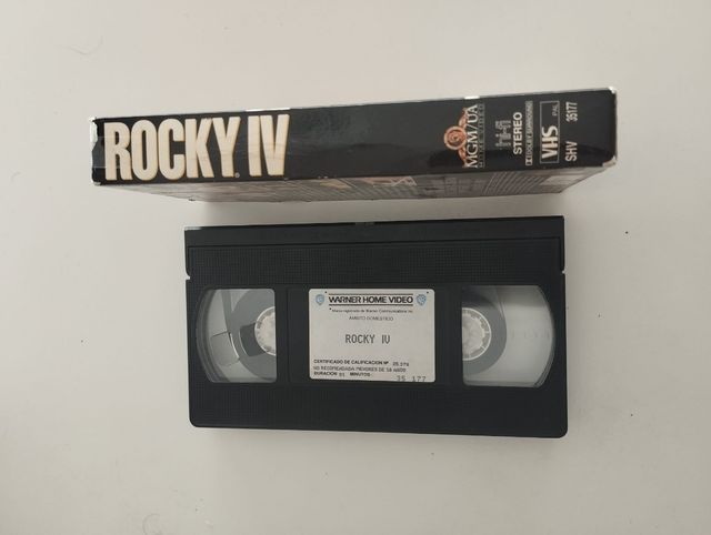 Cinta de video Rocky IV ORIGINAL