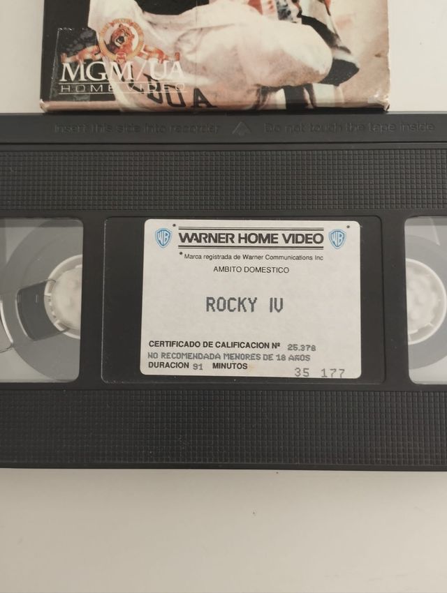 Cinta de video Rocky IV ORIGINAL