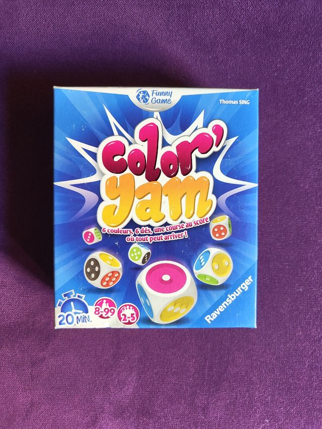 Color Yam juego de dados