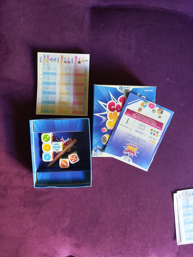 Color Yam juego de dados