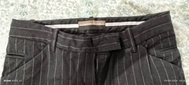 Tailleur gessato donna