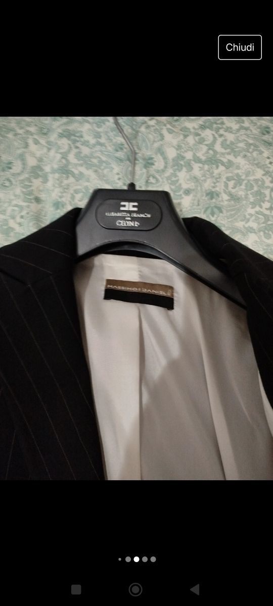 Tailleur gessato donna