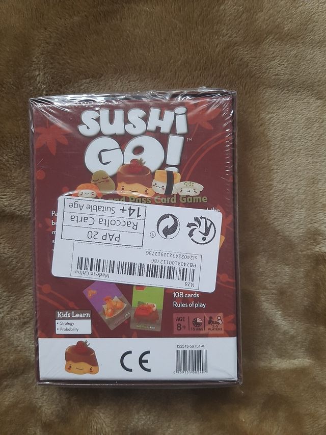 Juego de cartas Sushi Go