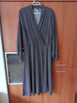 Vestido cuadritos h&m