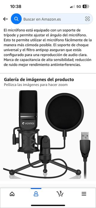 MICRÓFONO CONDENSADOR