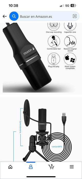 MICRÓFONO CONDENSADOR