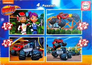Puzzles infantiles de Blaze y los Monster Machines