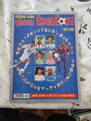 Revista Don Balón extra liga 97/98