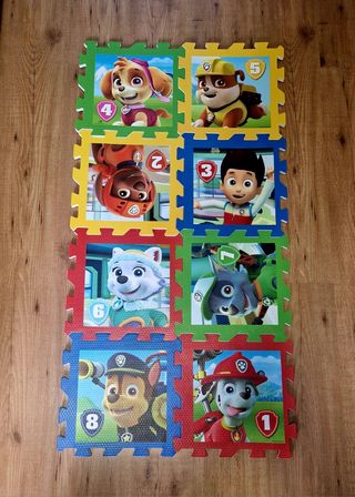 Alfombra puzzle de la Patrulla Canina