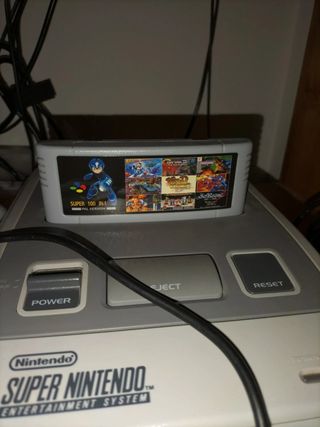 Cartuccia Gioco Snes 100 in 1 Pal version SNES