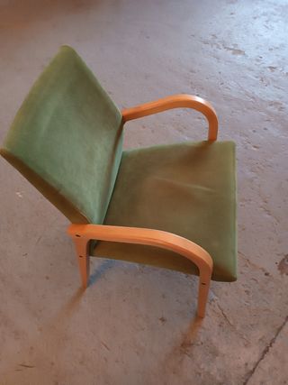 Sillas tapizadas con apoyabrazos