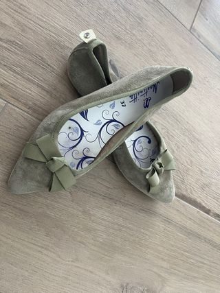 Bailarina verde ante marca Msrtinitta tall 37