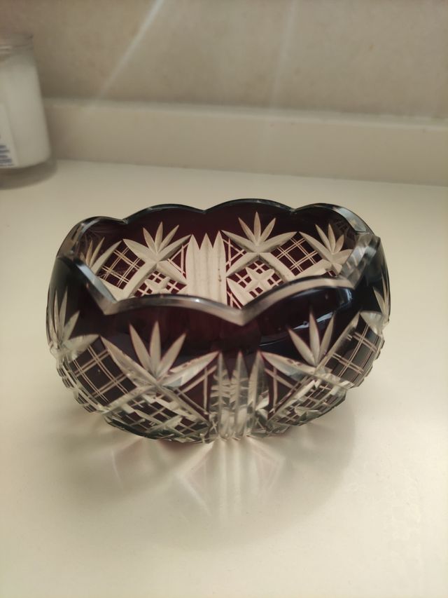 Centro-joyero cristal