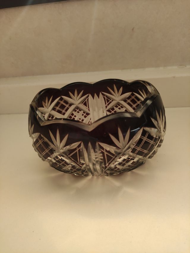 Centro-joyero cristal