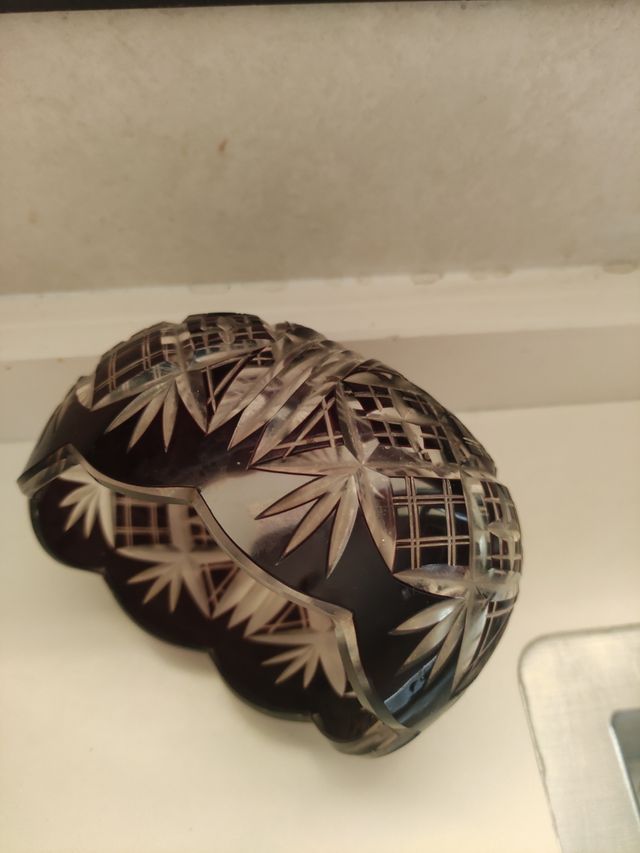 Centro-joyero cristal