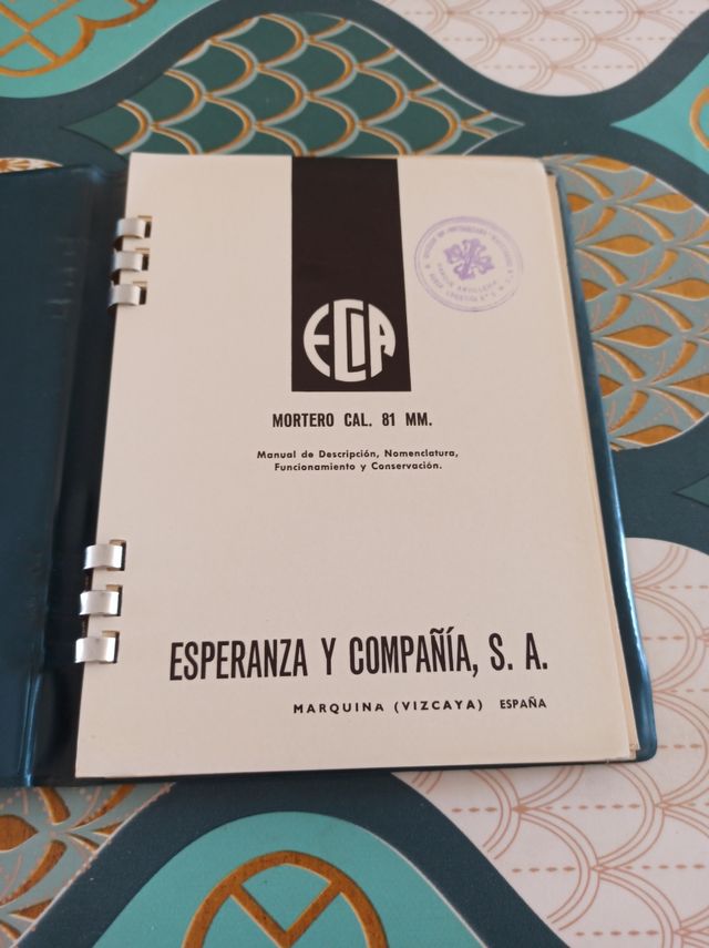 Manual Mortero calibre 81MM