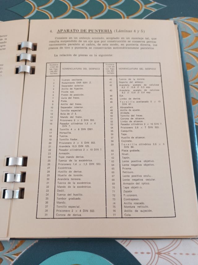 Manual Mortero calibre 81MM