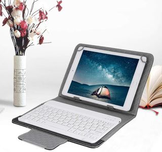 Funda Teclado PU- Tablet protectora 9.7 a 10.1 US