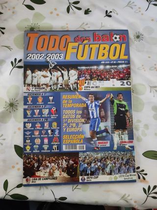 Revista Don Balón Todo Fútbol 2002/03